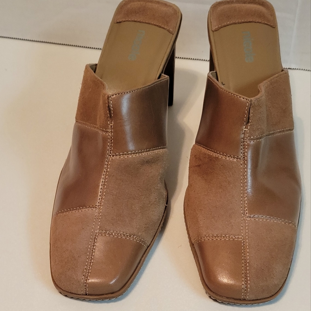 Y2k Patchwork Mules - image 1